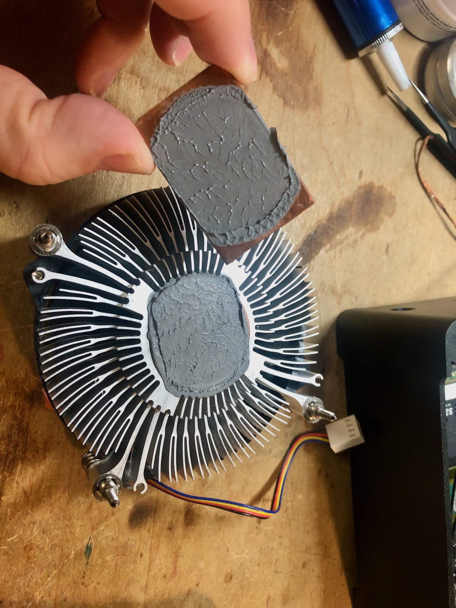 OEM CPU Cooler Removed